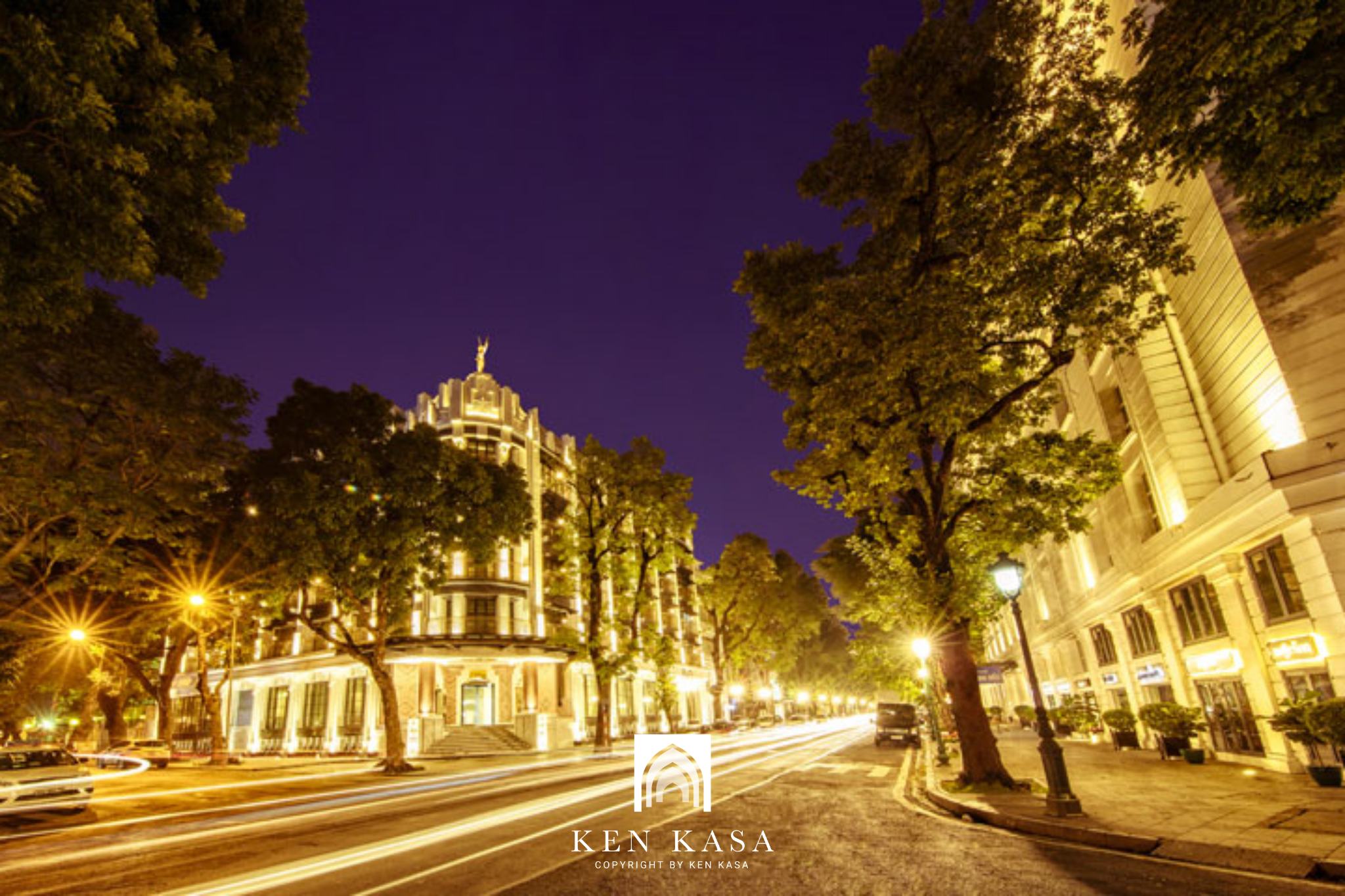 cảnh quan xung quanh khách sạn Capella Hanoi